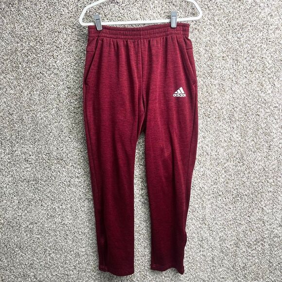 Adidas Sweatpants Men’s Large ClimaWarm Red - Picture 1 of 7